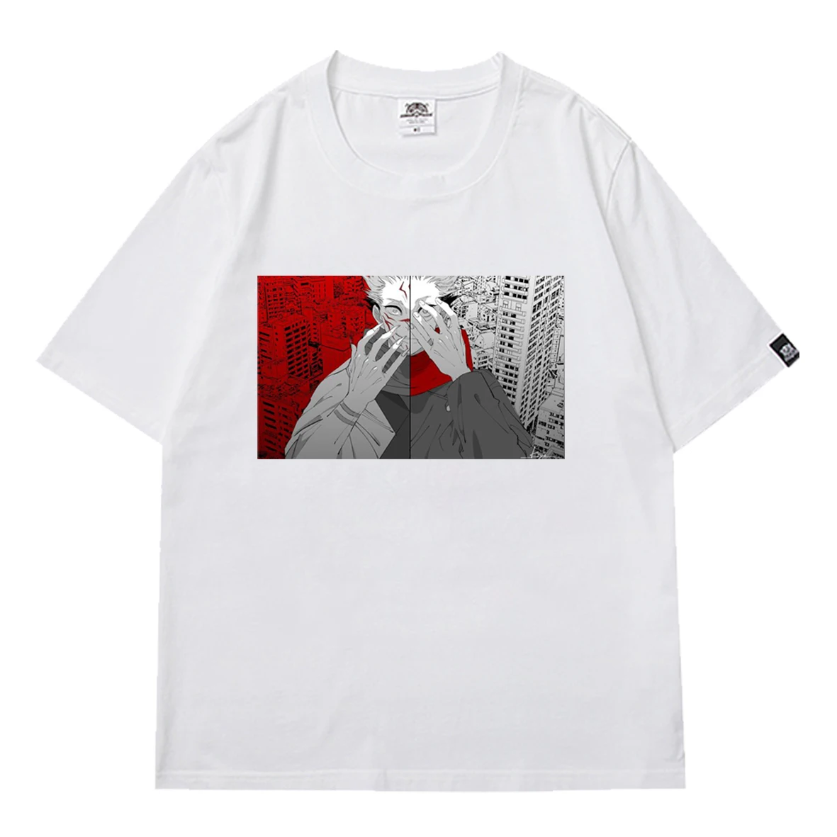 

Japanese Anime Jujutsu Kaisen Oversized Printed T-shirt Cartoon Men Short-sleeved Tees Tops Summer Hot Sale Men's T-shirt Street