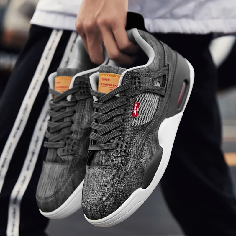 Мужская баскетбольная обувь с низким верхом спортивная воздушной подушкой