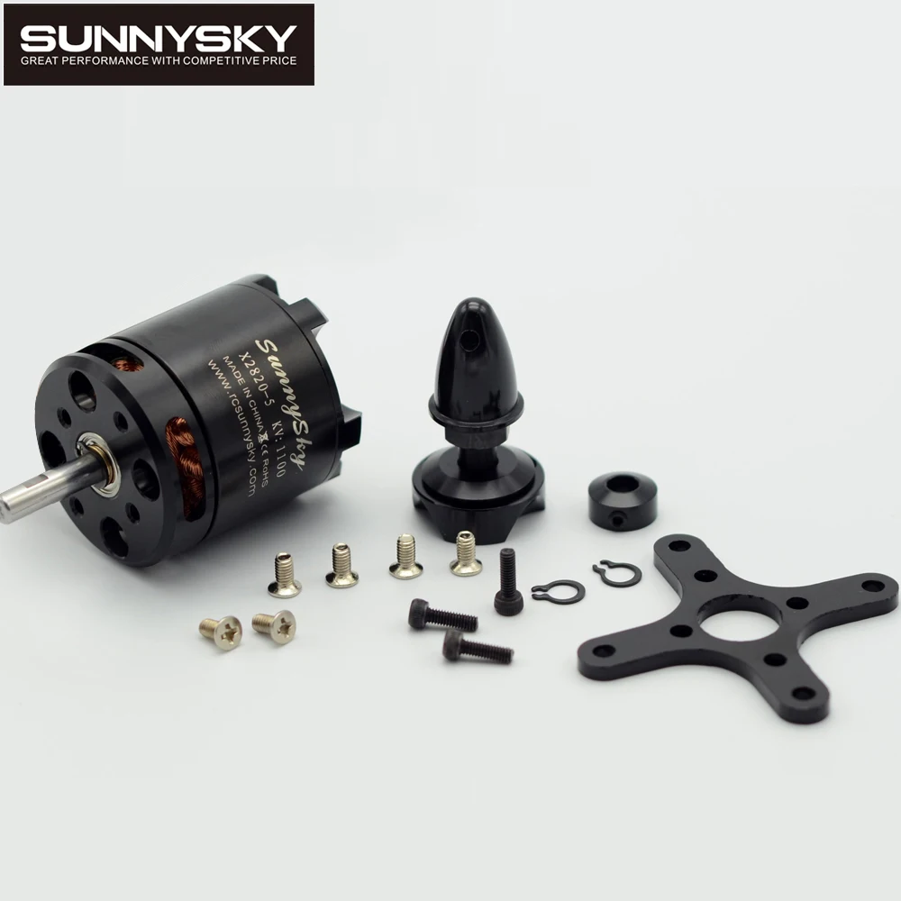 1 шт. Sunnysky X2820 800KV/920KV/1100KV бесщеточный двигатель для радиоуправляемого вертолета