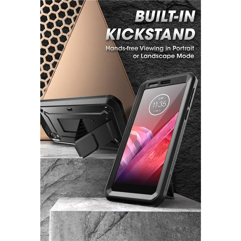 Для Moto E6 чехол (2019 выпуск) SUP UB Pro полный корпус прочная кобура защитная задняя