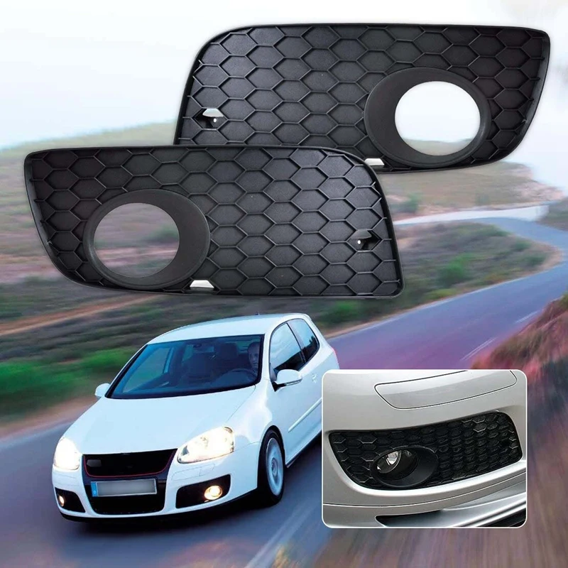 Передний левый + правый бампер противотумансветильник фара решетка гриля для VW