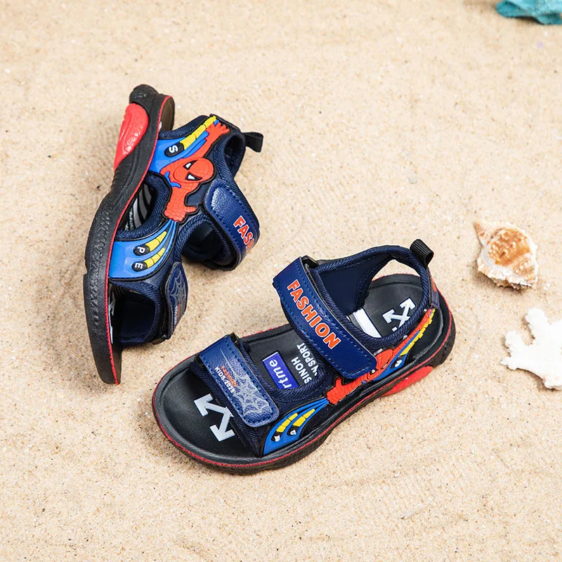 Летние сандалии 2019 детская пляжная обувь для детей Для мальчиков повседневная на