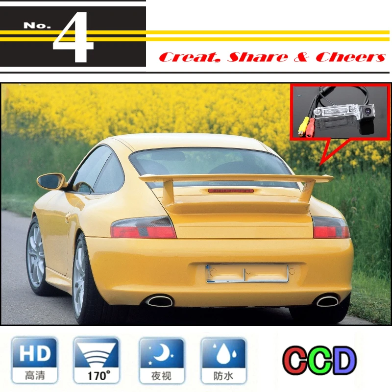 Камера заднего вида для Porsche 911/GT3/911GT3/MK1/996/GT3 1999 ~ 2005 камера высокого качества PAL / NTSC