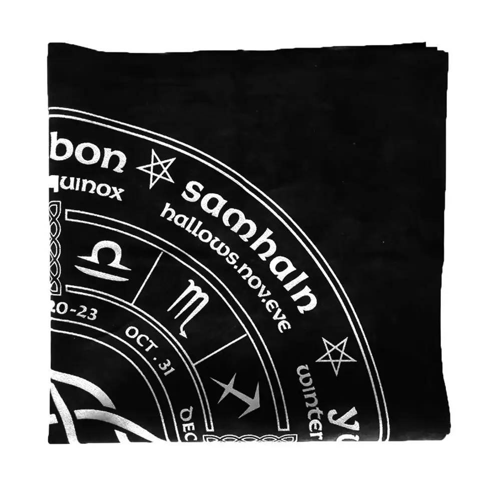 Triquetra языческие колесо года Таро карты скатерть игральные настольные игры