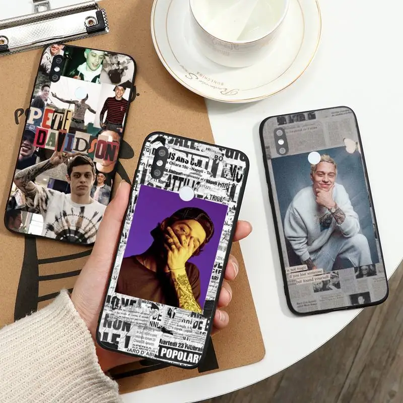 

Pete Davidson hot rapper Phone Case For Xiaomi Redmi note 7 8 9 11 t s 10 A pro lite funda shell coque cover