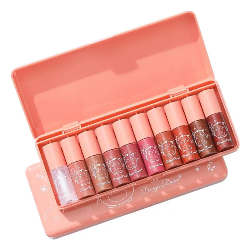 

Moisturizing Velvet Matte Mini Gloss Oil Long Lasting Matte Air Lip Glaze Tint Sexy Red Shiny Liquid Lipsticks Makeup Cosmetic