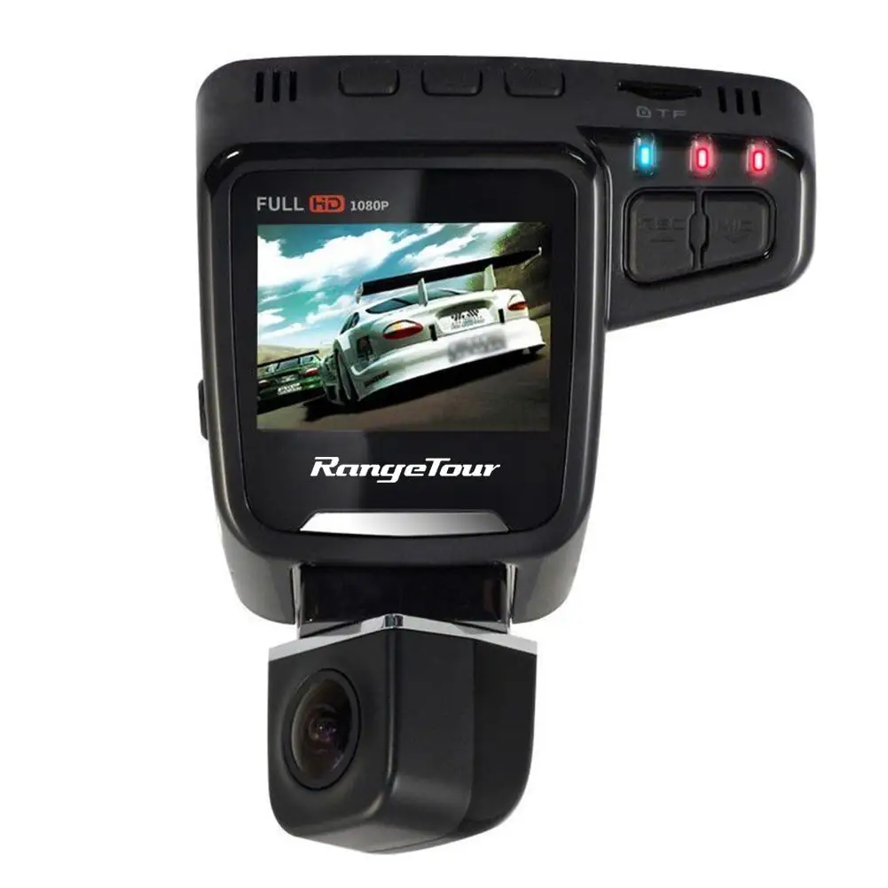 Автомобильный видеорегистратор Dashboard camera Dash Cam с двумя объективами C10s Plus Full HD 1080P 2," ЖК 170 градусов g-сенсор Видео Авто рекордер