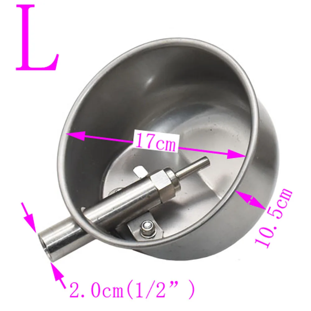 2 шт. поилка из нержавеющей стали для кормления свиней|Принадлежности и поения| |
