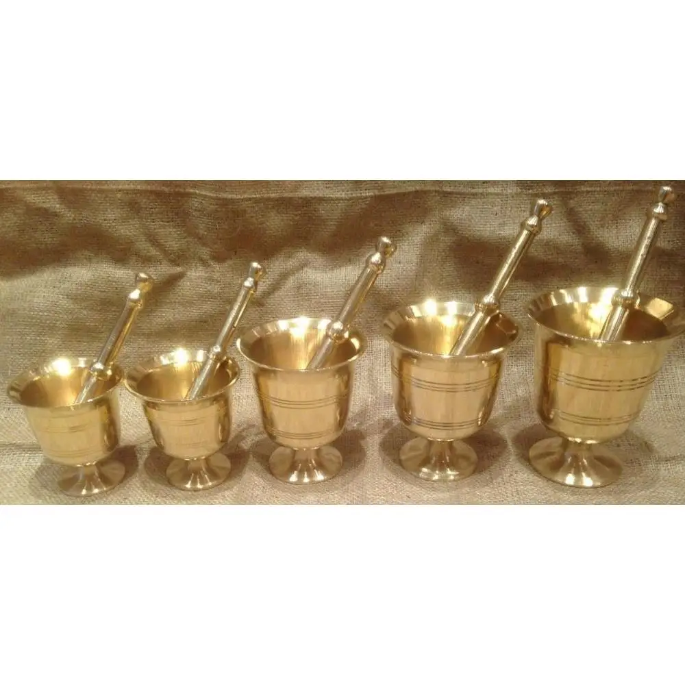 Латунный раствор с пестик тяжелыми продуктами варианты размеров от 1 8 до 5