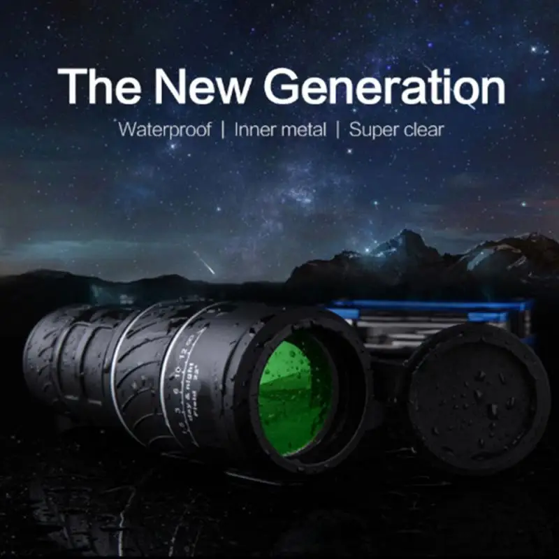 

40X60 High Magnification High-definition Optical Low-light Night Vision Pocket Focus Telescope Ultra-clear Bi-tone Monoculars