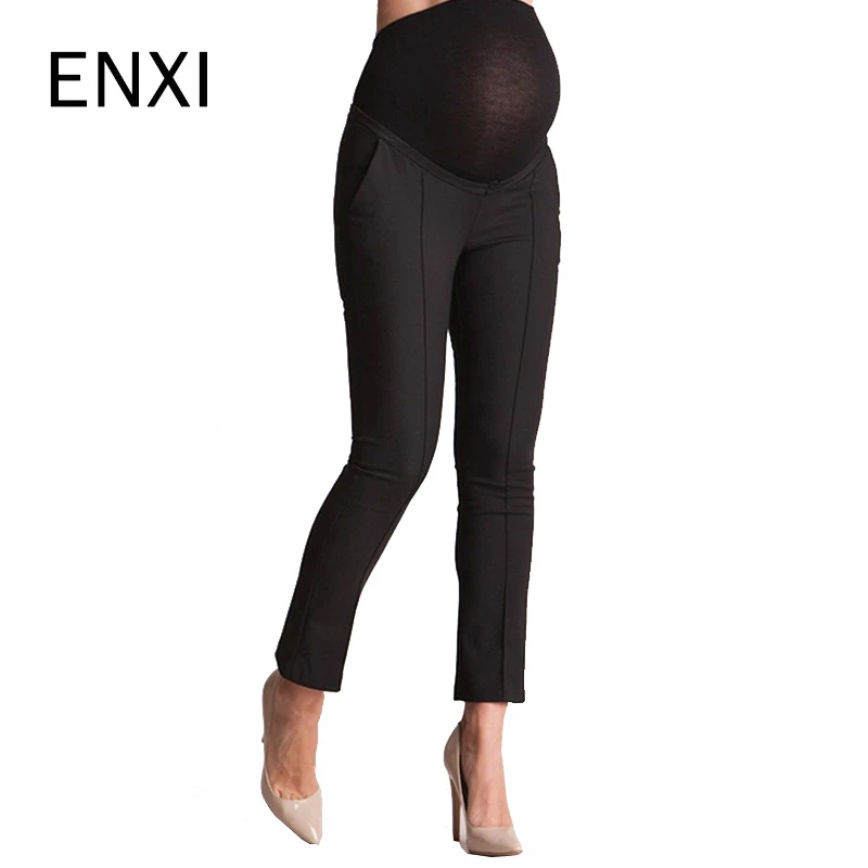 ENXI однотонный для беременных Леггинсы летняя одежда женские брюки Одежда | Мать и