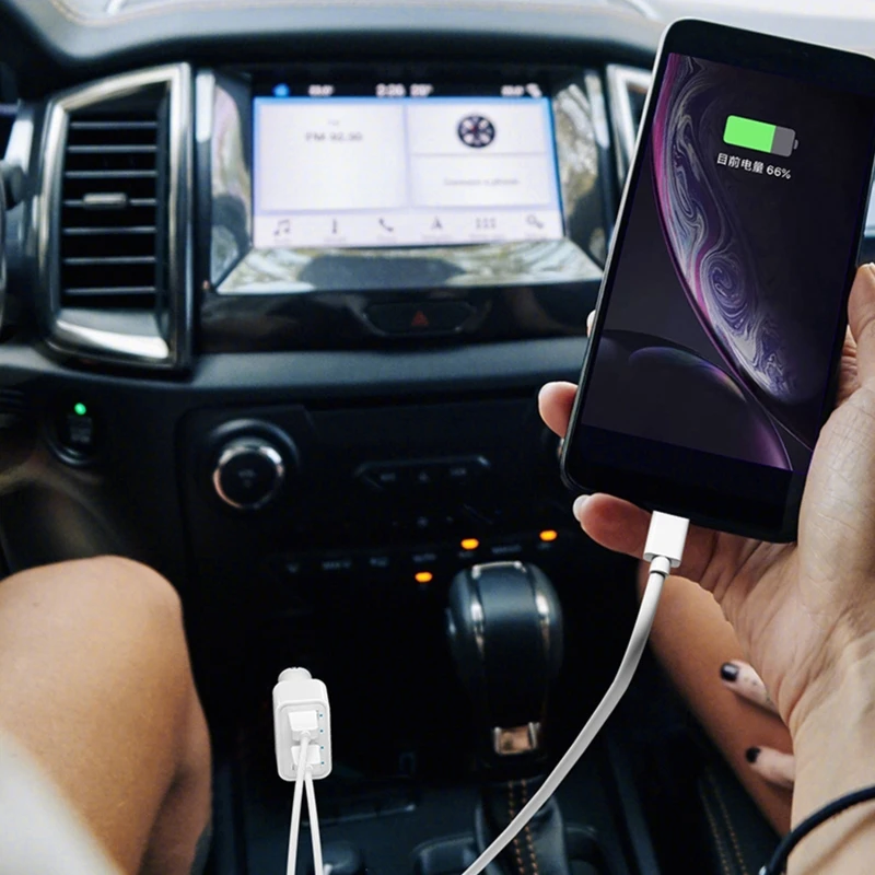 Multifunctional Car Charger with 4USB Interface 30W Fast Charging Dock for Phone Tablet Laptop P9JB | Электроника