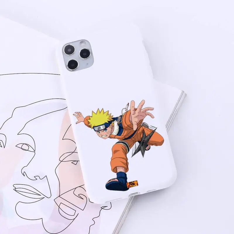 

Hyuga Hinata Naruto Phone Case Candy Color for iPhone 6 7 8 11 12 s mini pro X XS XR MAX Plus