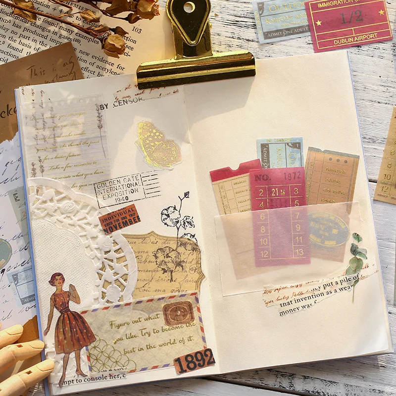 40 листов наклейка-конверт с изображением цветов | Дом и сад