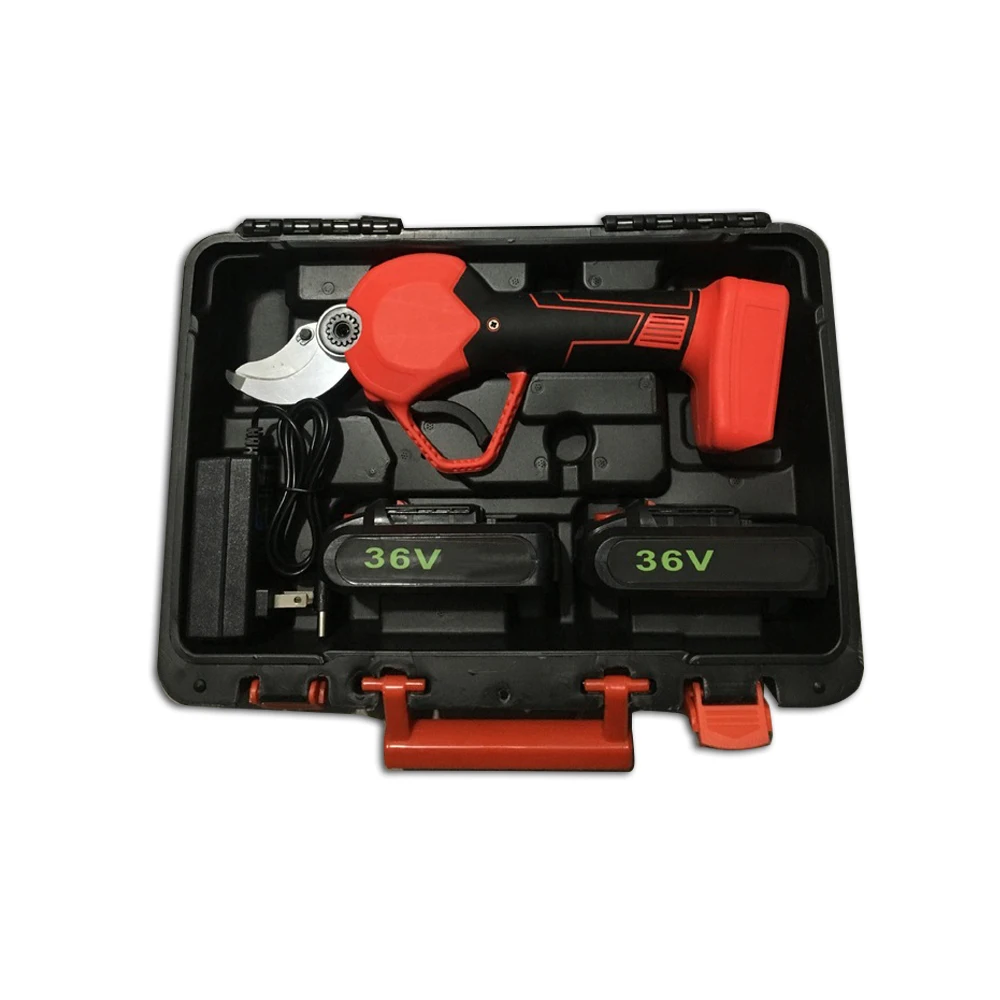 

36V/500W/10000mAh Cordless Electric Pruning Shears Secateur Branch Cutter Electric Fruit Pruning Tool Garden Pruner Rechargeable