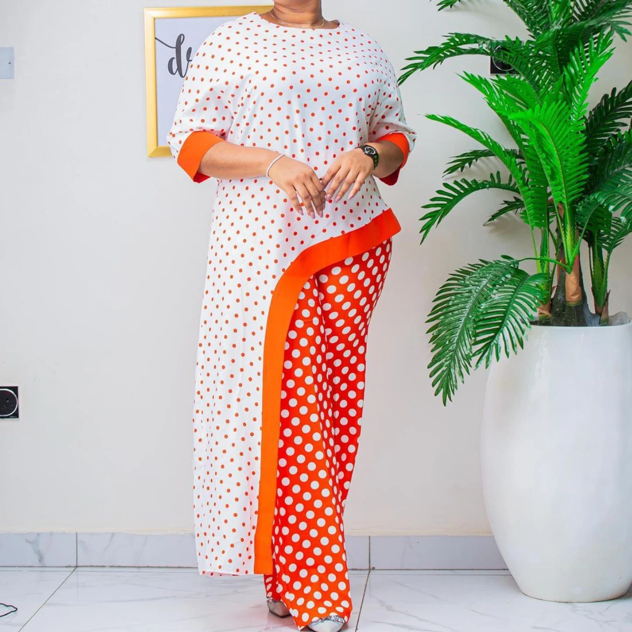 Африканская одежда из двух предметов 2021 Дашики модные платья с принтом костюм