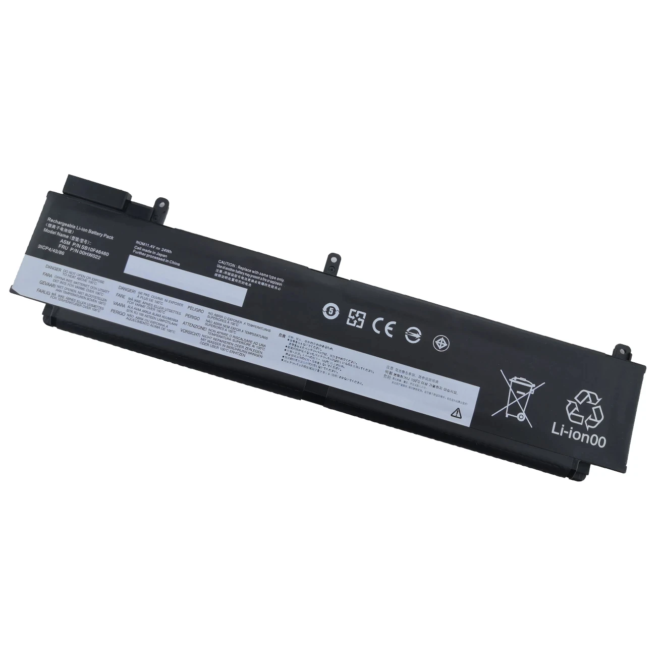 

Внутренний, 3C,24Wh,LiIon,PAN Batery FRU 00HW022 00HW023, новая Замена