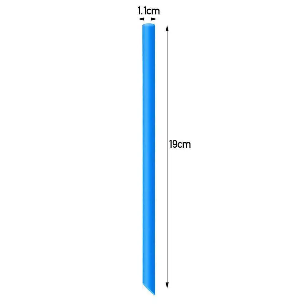 

100pcs/set Disposable Straws 21cm Long Colorful Drinking Plastic Thick Jumbo Straws Disposable For Wedding Home Party Supplies