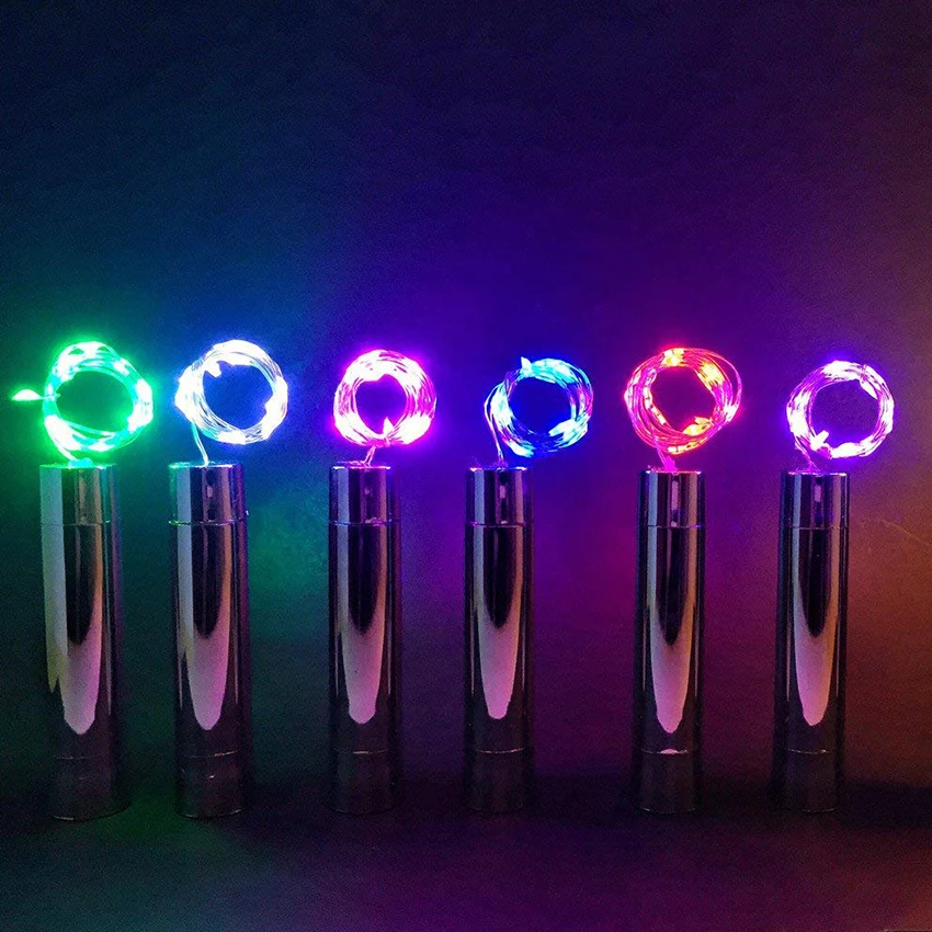 СВЕТОДИОДНАЯ Гирлянда в форме пробки для винных бутылок медный провод