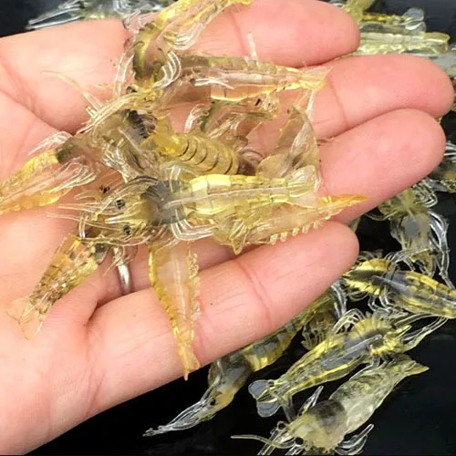 

Мягкая рыболовная приманка, травяная креветка, 4 см, 2 шт.