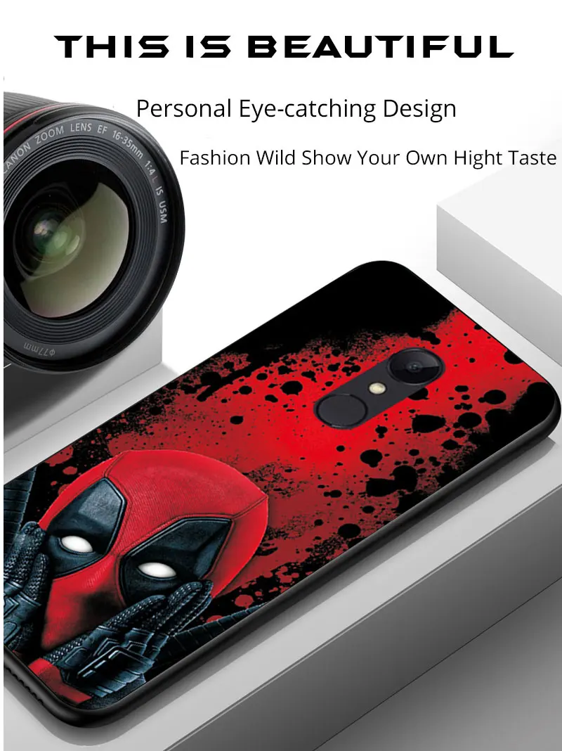 Чехол Venom Avengers для Xiaomi Redmi 4X Note 4 4X чехол для Redmi Note 6 Чехол Note 7 5 8 Pro черный ТПУ чехол для телефона Redmi Note 8T
