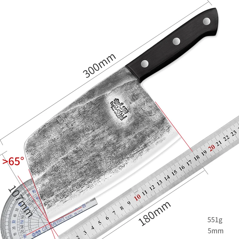Нож Tang кухонный нож домашний для нарезки старомодный специальный Сверхбыстрый и