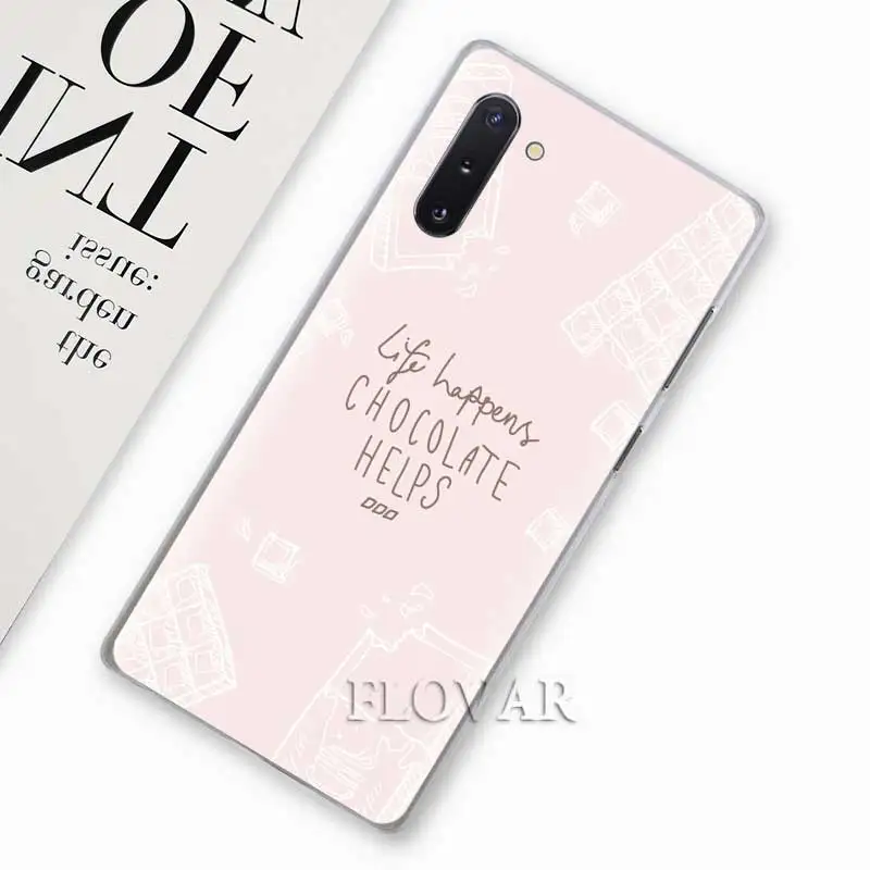 Аленка бар с изображением шоколада wonka телефонные чехлы для samsung Galaxy Note 10 S10 плюс 5G S10e A30 A40 A50 A60 A70 M40 жесткий чехол