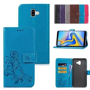 luxury solid color leather phone case for samsung galaxy j600g j530 j510 j330 j6 j5 j4 j3 j2 j1 prime plus emerge pro core cases free global shipping