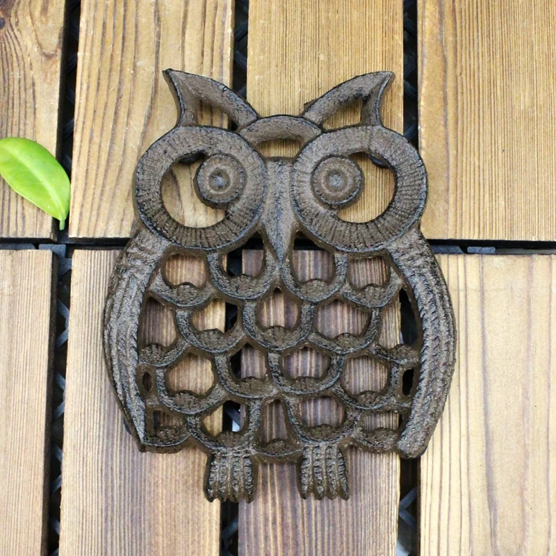 Чугунный коврик для подставка кастрюль JD из кованого железа тарелок стола кухни