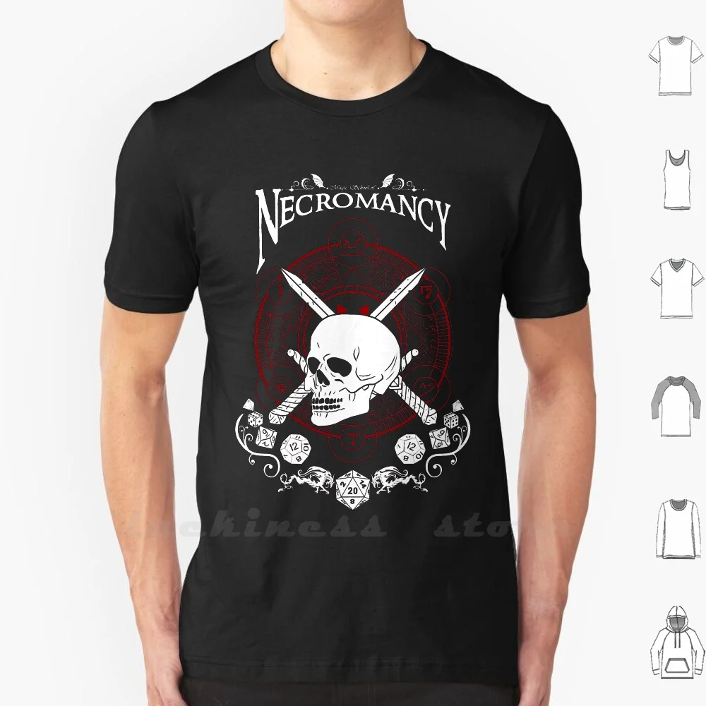 

Necromancy-D & d Волшебная школьная Серия: белая футболка, 100% хлопок, сделай сам, рандомская и настольная игра, гейк-нерд