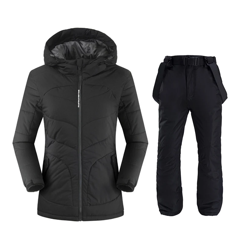 Костюмы для сноуборда женские зимние ветрозащитные водонепроницаемые комплекты