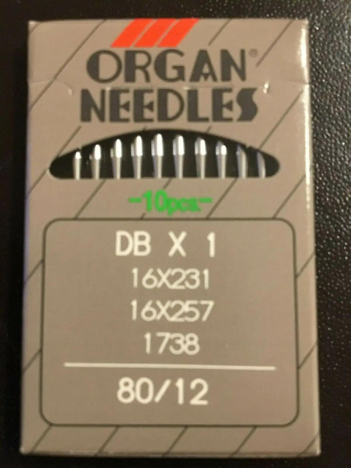 DBX1(80-12) 10 шт./лот высокое качество иглы organ DBX1 DCX1 DPX5 UYX128GAS для промышленные прямострочные швейных машин Singer, juki brother - Цвет: DBX1(80-12)