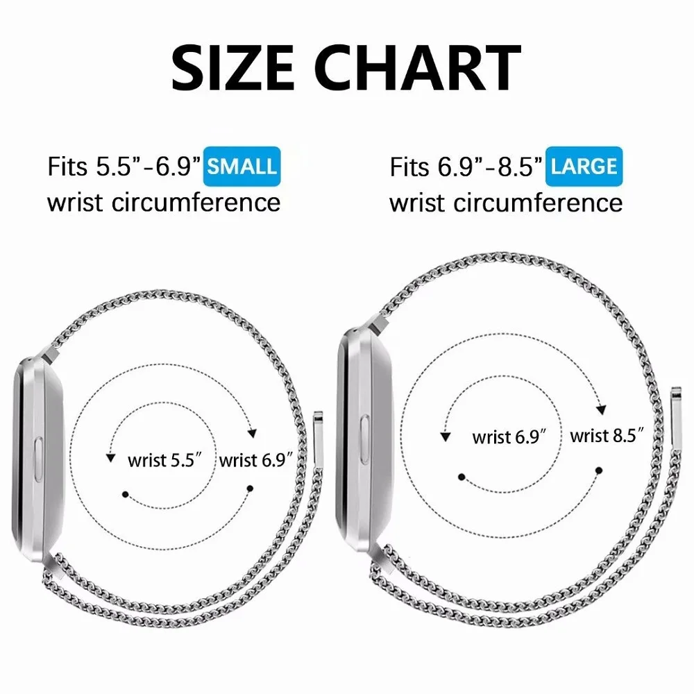 

Strap For Fitbit Versa 2 luxury Milan Bracelet Strap For Fitbit Versa2 sport Milan Fashion Strap Wristbands Accessory