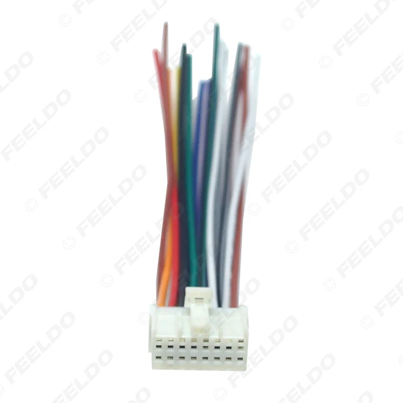 Автомобильная стереомагнитола FEELDO 16 контактный провод жгут проводов для Mitsubishi