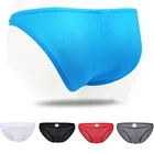 Новое популярное мужское нижнее белье, дышащие сексуальные трусы из вискозы, прозрачное эротическое сексуальное нижнее белье, мужские трусы