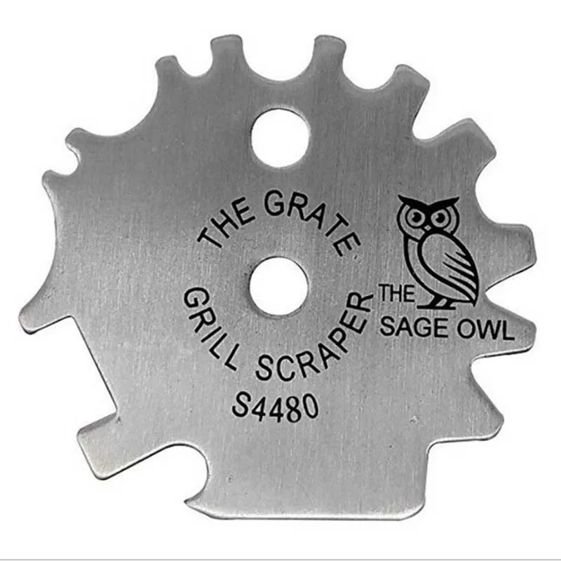 Грили для барбекю скребок гриля нержавеющая сталь проволочная щетка очиститель