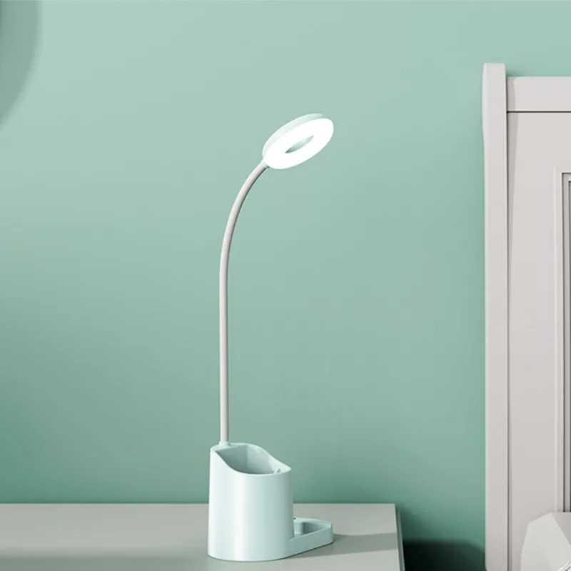 

Eye protection learning LED light pen holder table lamp rechargeable student dormitory creative gift touch night light