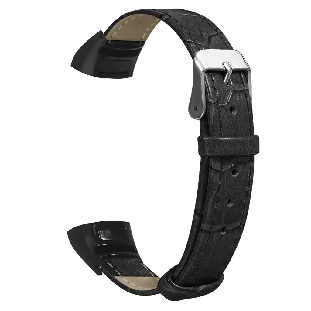 Умные браслеты с бамбуковой полоской и текстурой кожи ремешок для часов Huawei Honor