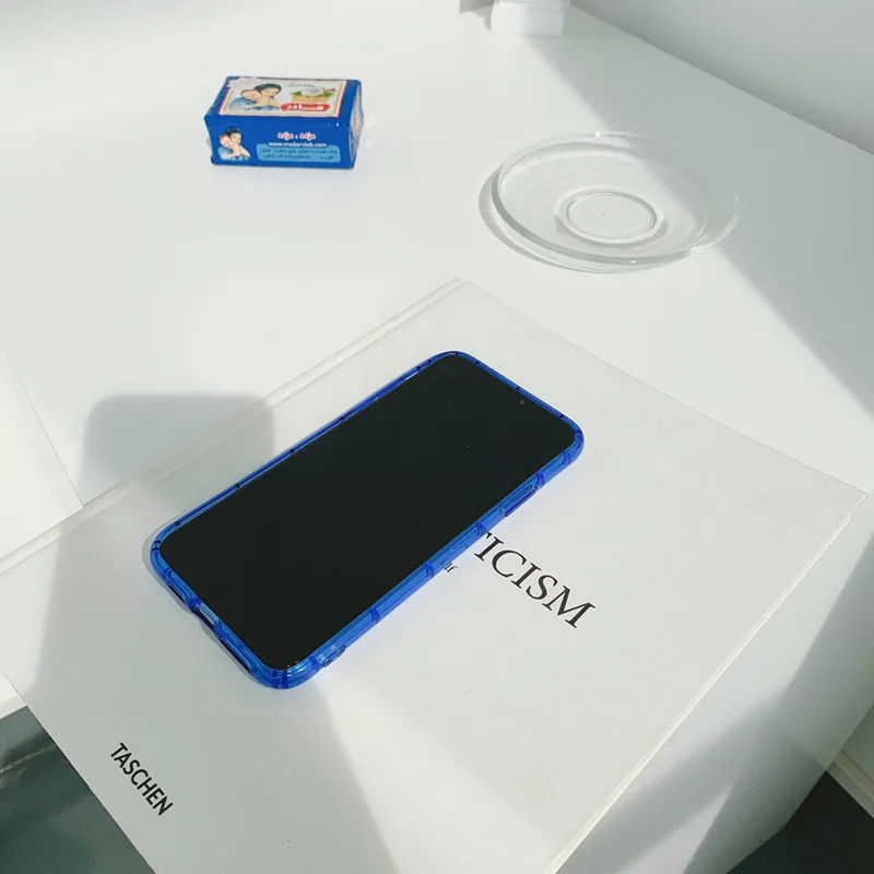 

Iphone Case Popular Logo Ins Web Celebrity Iphone11 Case Xs for 12Pro Max Finite 7/8Plus/se Apple X Xr Phone Case Blue