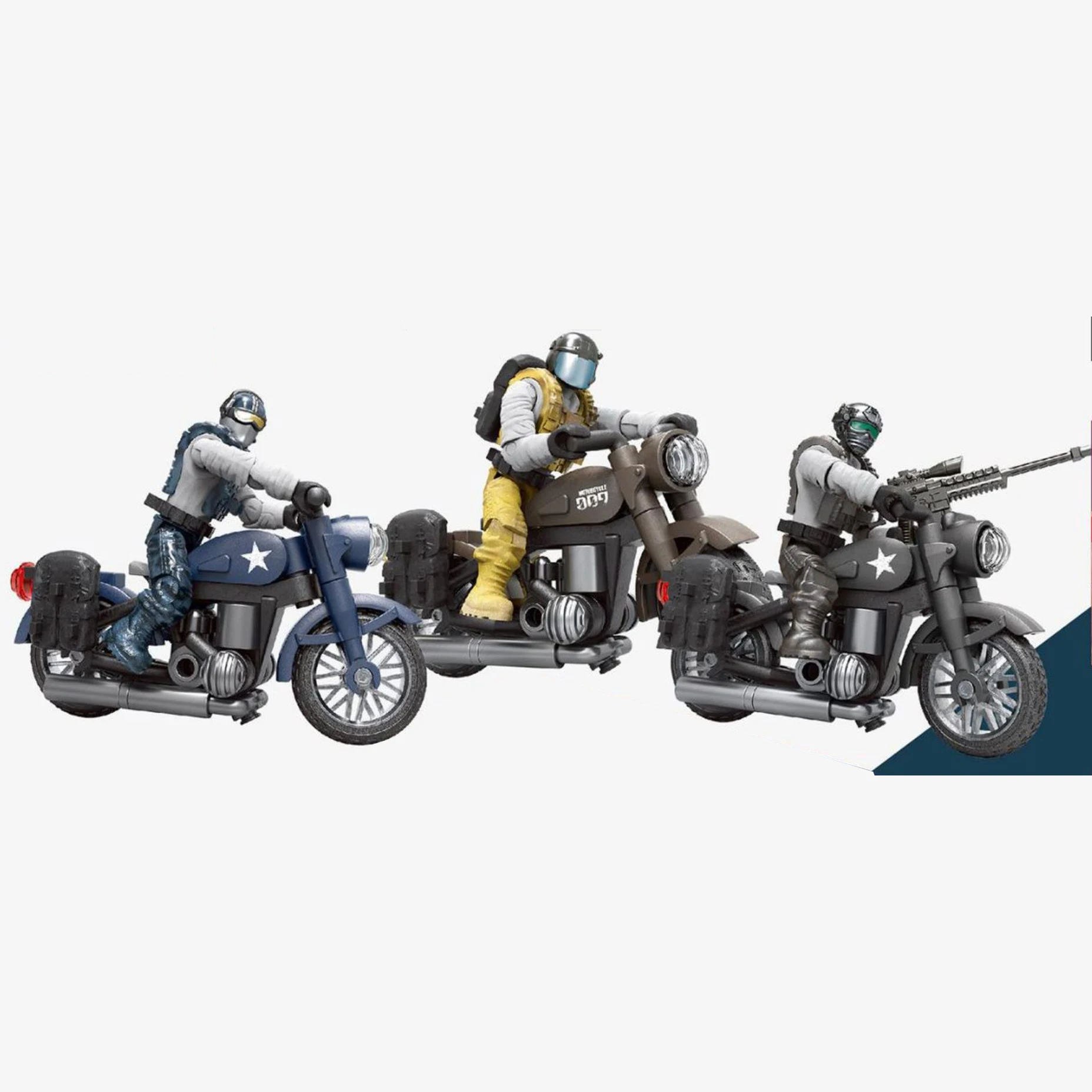 Конструктор Военный в стиле ретро для мальчиков военные строительные блоки