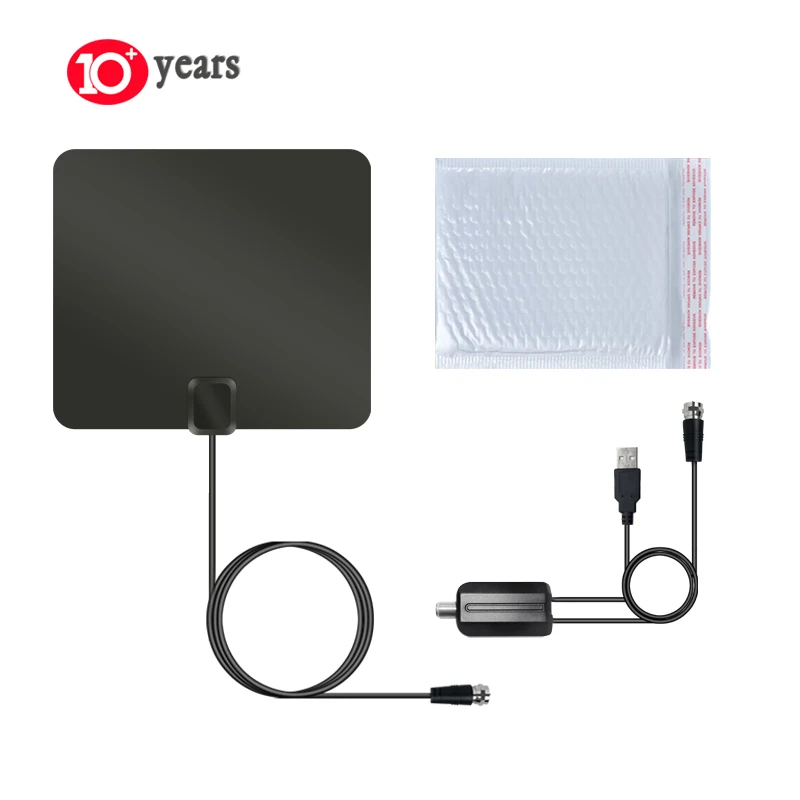 1080P HD комнатная плоская универсальная ТВ антенна DVB T2 ATSC ISDB цифровая прозрачная