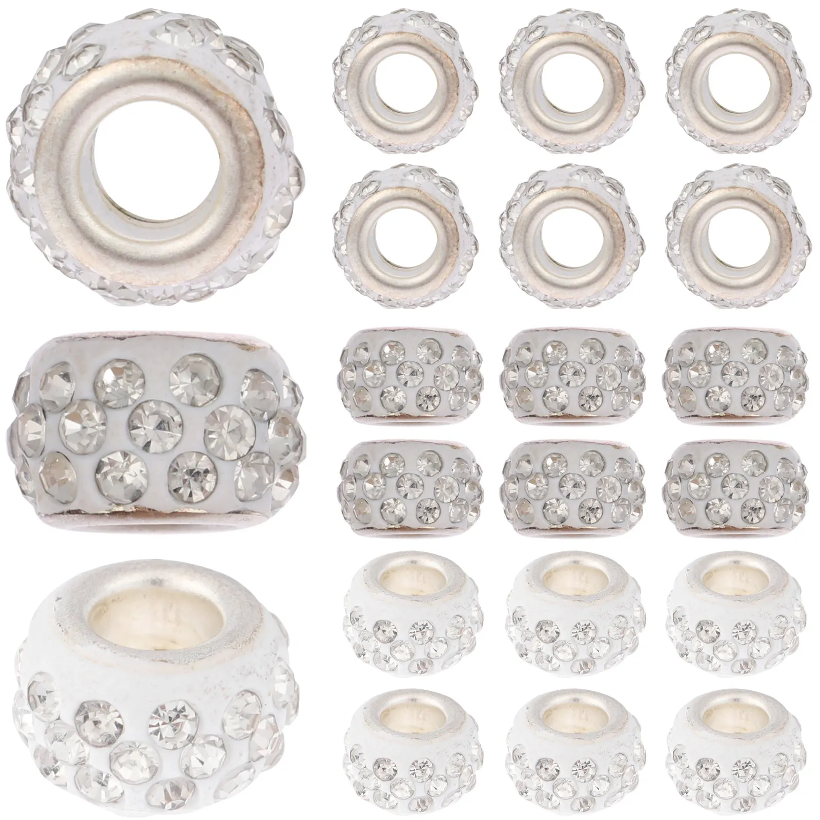 100 шт. женские бусины с большими отверстиями | Украшения и аксессуары