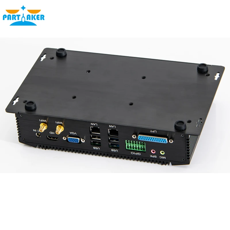 Промышленный Мини ПК intel core i3 6006U i5 7200U 8250U i7 8550U с 6COM RS232 RS422 RS485 HDMI VGA GPIO LPT PS2