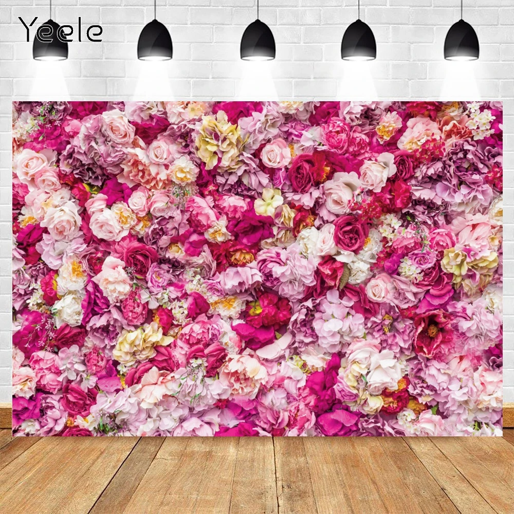 

Yeele фон для фотосъемки свадьбы фон детский наряд для дня рождения детское платье с красными цветами для фотосессии вечерние Фоны фотография...