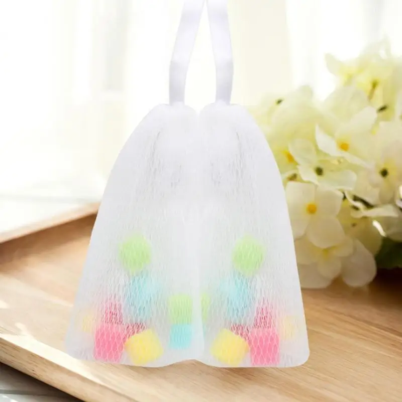 1 PC Wash Face Soap Foaming Net Bath Shower Blister Bubble Mesh Body Cleansing Nets Washing Tool Bathroom Accessories | Красота и