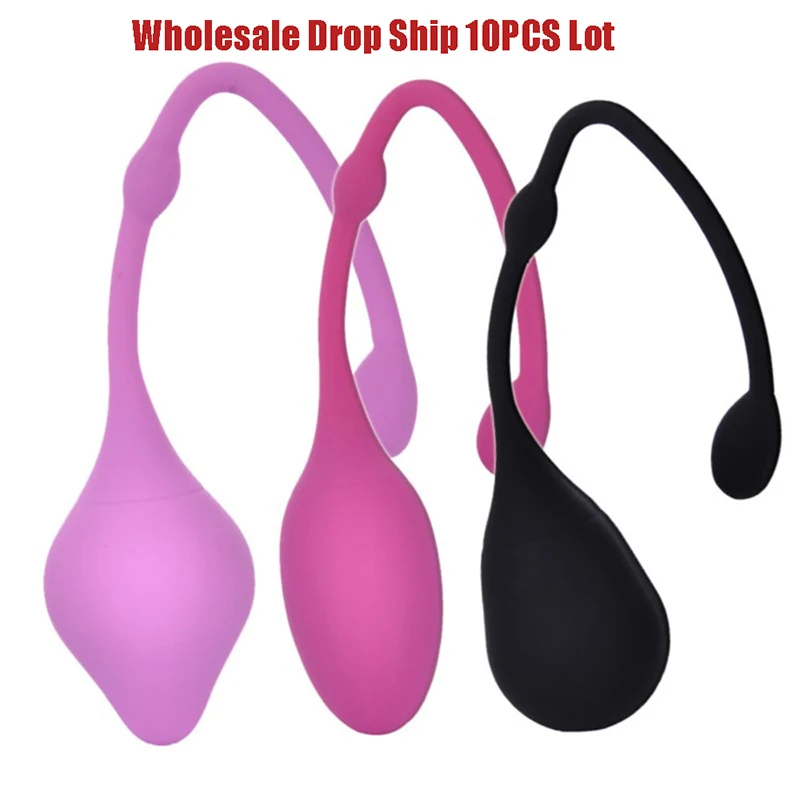 Для женщин влагалища шар 10 шт./лот силиконовые Умные вагинальные шарики тренажер