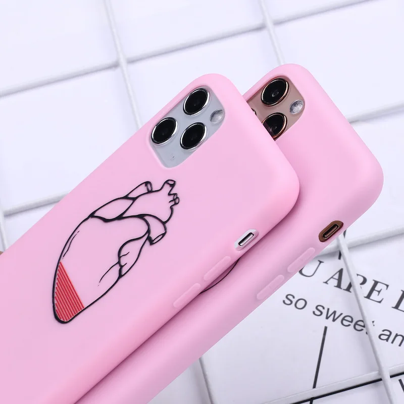 

Funny Creative Phone Case For iPhone 12 11 Pro XS MAX 7 XR X 8 6 Plus Soft Cover Fundas