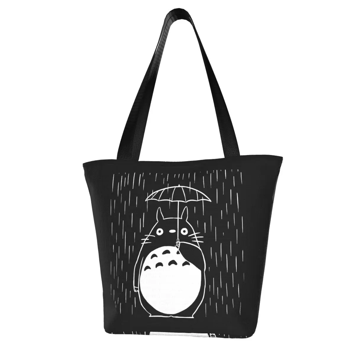 Totoro Polyester outdoor girl handbag, woman shopping bag, shoulder bag, canvas bag, gift bag