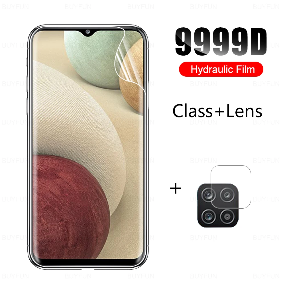 

Полное покрытие гидрогель пленка для Samsung Galaxy A 12 6,5 дюймов экран протектор для Samsung 12 SM-A125F/DSN объективов для камеры телефона («пленка