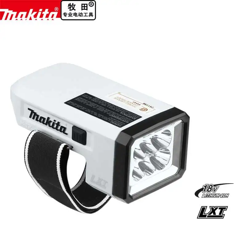 Satin Al Makita Orijinal Kamp El Feneri şarj Edilebilir LED DML186 LED Bilek Işık Oto Tamir Ve Bakım çalışma Açık ışık